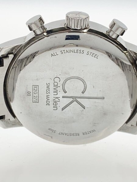 Calvin Klein】 K2G 271 クォーツ 5BAR カルバン・クライン クロノ