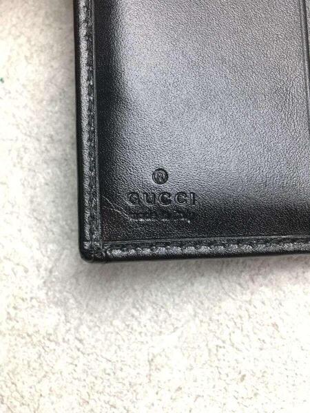 GUCCI(グッチ) / 2つ折り財布/レザー/BLK/黒/レディース/グッチ/035
