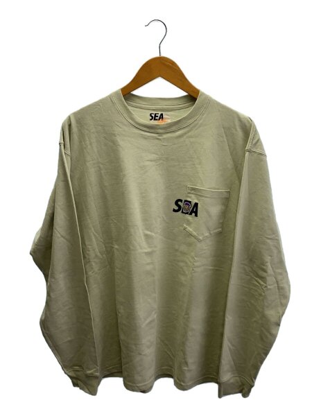 WIND AND SEA(ウィンダンシー) / 長袖Tシャツ/XL/コットン/GRN/MWS-LT2