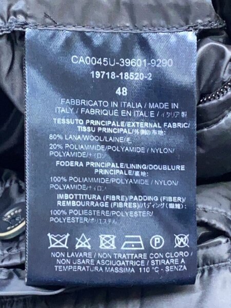 HERNO(ヘルノ) / チェスターダウンコート/48/ウール/NVY/無地/19718