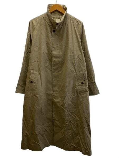 CIOTA / ステンカラーコート/5/コットン/KHK/COLM-105M CIOTA(シオタ) / スビンコットン タイプライター バルマカーンコート/5