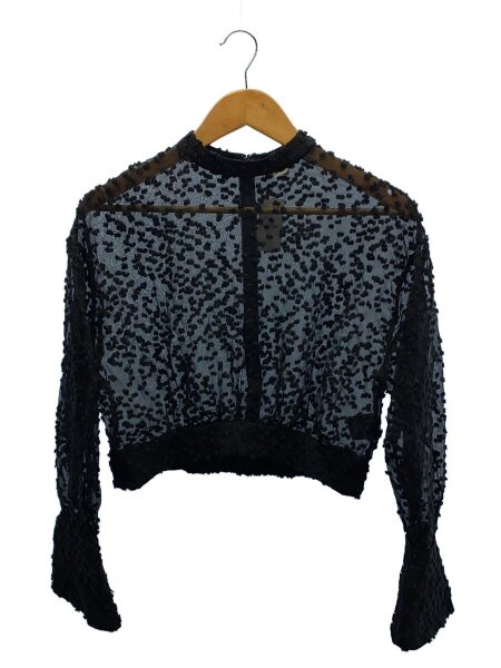 CLANE(クラネ) / 長袖ブラウス/1/コットン/BLK/無地/15122-4122 | 古着 