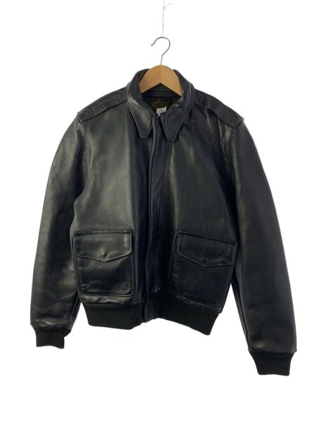 VANSON(バンソン ) LEATHER JACKET ブラック 本革38 VANSON(バンソン) / TYPE A-2/LEATHER FLIGHT JACKET/38/レザー/BLK