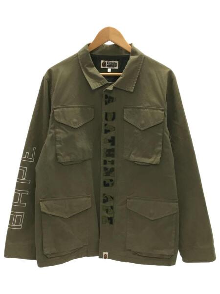 A BATHING APE エイプ L-2 ミリタリージャケット カーキ A BATHING APE