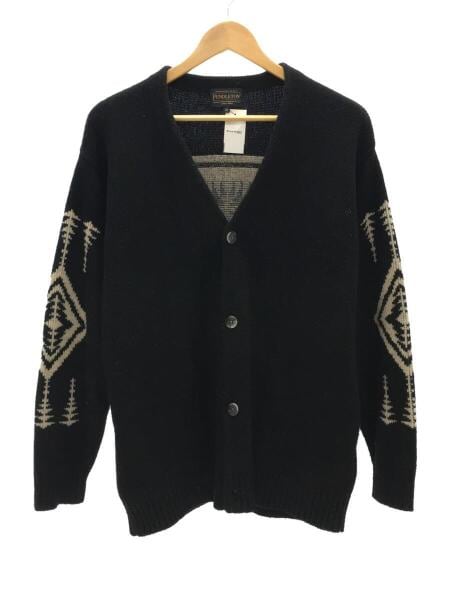PENDLETON(ペンドルトン) / カーディガン/ノルディック柄/M/ウール/BLK 