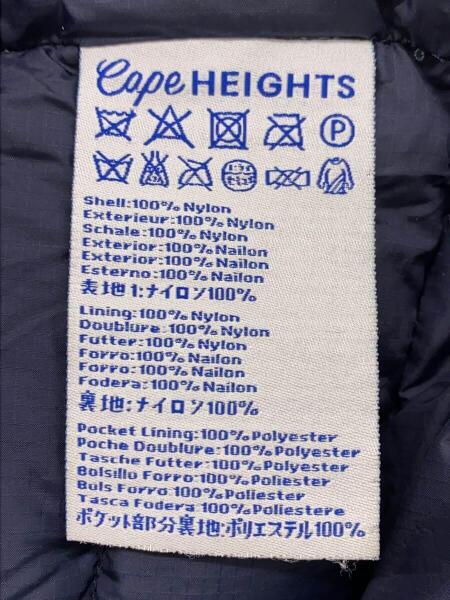 Cape Heights(ケープハイツ) / ダウンベスト/XS/ナイロン/NVY/ワン