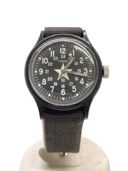 TIMEX(タイメックス) / クォーツ腕時計/アナログ/BLK/SR626SW// | 中古 