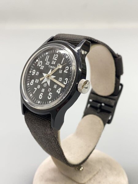 TIMEX(タイメックス) / クォーツ腕時計/アナログ/BLK/SR626SW// | 中古 