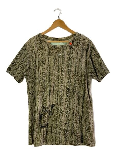 OFF-WHITE(オフホワイト) / 19SS/リアルツリーカモTシャツ/L/コットン 