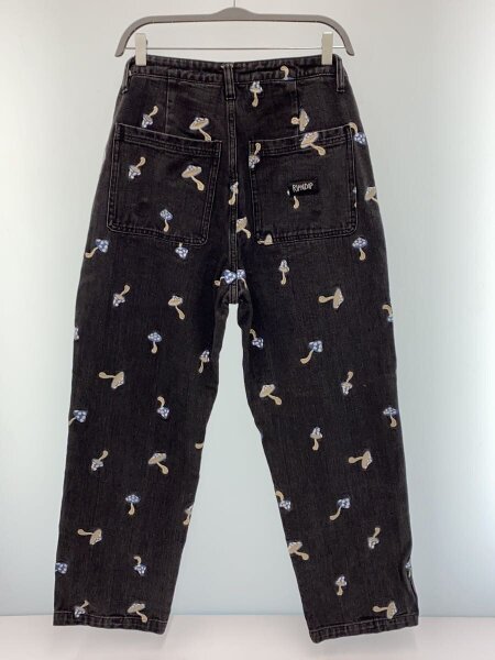 RIPNDIP / ストレートパンツ/32/コットン/BLK/総柄 RIPNDIP(リップンディップ) / ストレートパンツ/32/コットン/BLK/総柄