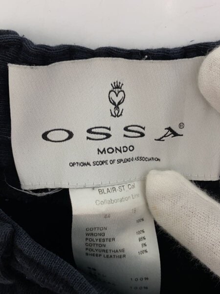 ossa mondo(オッサモンド) / ストレートパンツ/44/コットン/BLK | 古着 