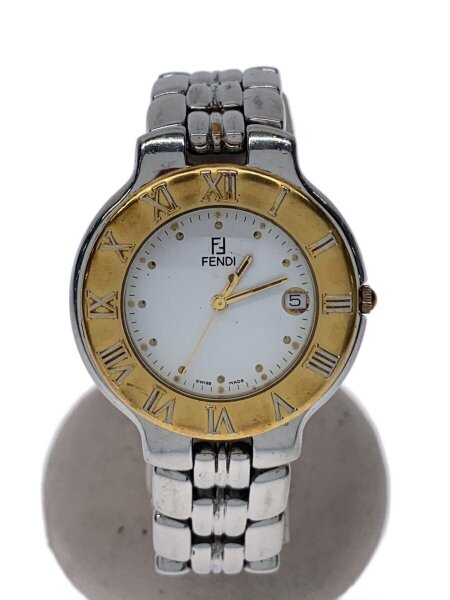 FENDI(フェンディ) / クォーツ腕時計/アナログ/WHT/SLV/900G// | 中古 