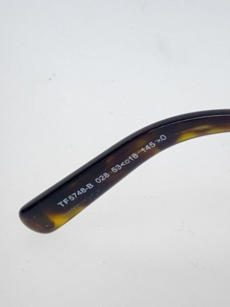 TOM FORD / メガネ/ウェリントン/メタル/ゴールド/ブラウン/メンズ/TF5748-B/ノーズパッド変色// TOM FORD(トムフォード) / メガネ/ウェリントン/メタル/ゴールド