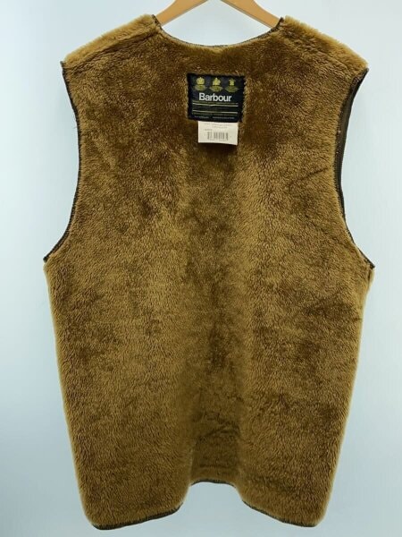 Barbour ブラウン フリース ベスト
