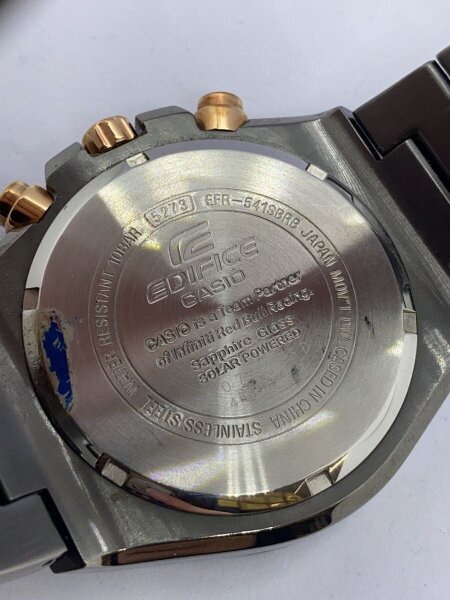 CASIO(カシオ) / EDIFICE/ソーラー腕時計/ガンメタ/ベルト小傷有/EFR 