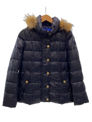 未使用】00s y2k ファー フード 短丈 リブ切替 ミリタリージャケット