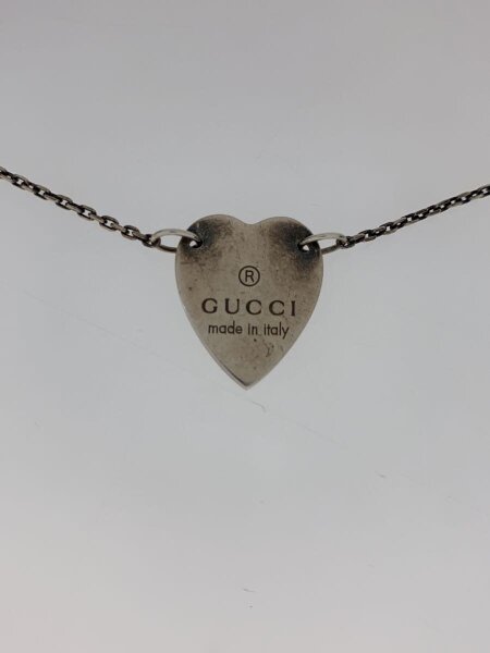 GUCCI(グッチ) / ハートプレートネックレス/AG925/SV925/トップ有 