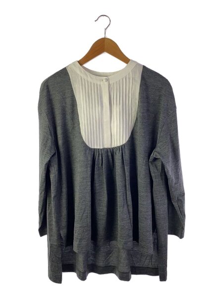 atelier naruse(アトリエナルセ) / wool&linen bosom shirt c&s/ウール 