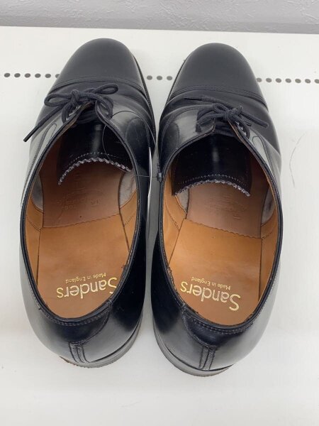 SANDERS / 90s/英国製/ストレートチップ_ドレスシューズ/UK8/黒/ブラック/レザー// SANDERS(サンダース) / 90s/英国製/ストレートチップ_ドレスシューズ