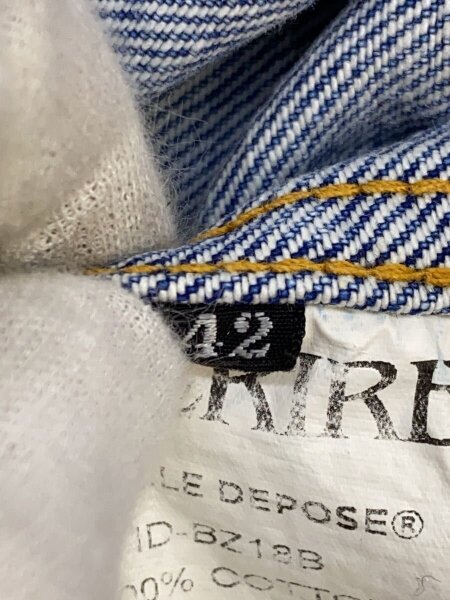 未使用品　INSCRIRE Bshop別注ノーカラーデニムライダースジャケット INSCRIRE(アンスクリア) / 24SS/Bshop別注_ノーカラーデニムライダース