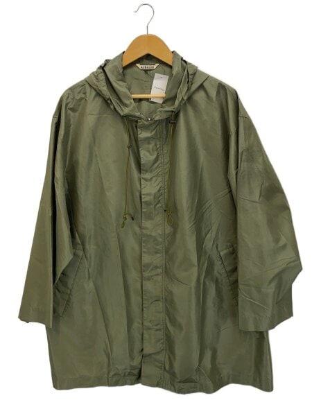 AURALEE(オーラリー) / 18SS/SILK TAFFETA HOODED COAT/シルクタフタ 