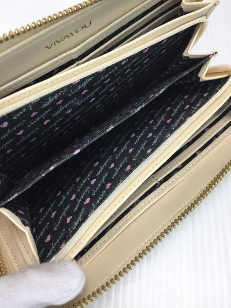 VIVAYOU(ビバユー) / 長財布/PVC/ベージュ | 中古品の販売・通販なら 