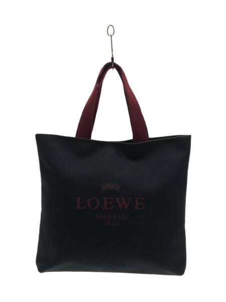 LOEWE(ロエベ) / ロゴプリントトートバッグ/キャンバス/ブラック 