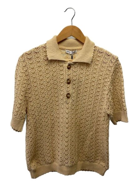 CMMN SWDN(コモンスウェーデン) / 23SS/CURT LACE POLO ECRU/レース 