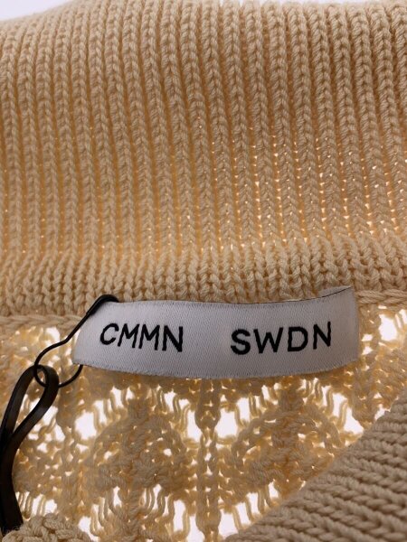メンズ CMMN SWDN CURT LACE POLO レース サマー ニットS