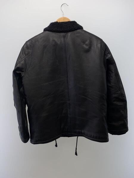 BEN DAVIS / レザージャケット・ブルゾン/S/馬革/BLK/無地/GS-4980024 BEN DAVIS(ベンデイビス) / デッキジャケット/L/馬革/ブラック/GS