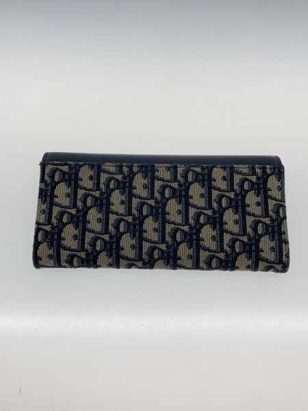 Christian Dior(クリスチャンディオール) / 長財布/キャンバス/NVY/総 