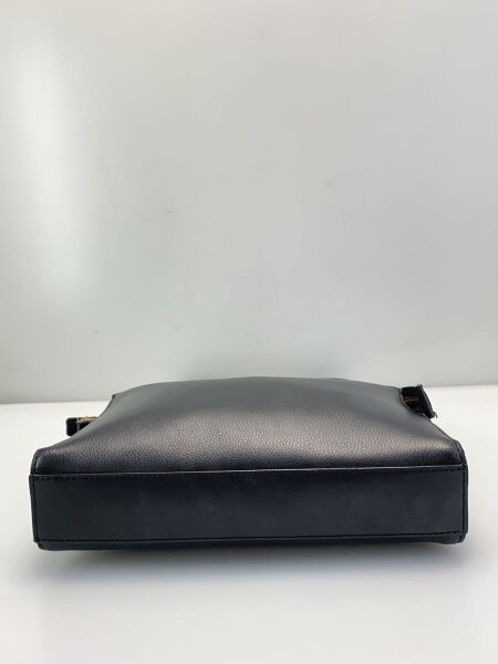 agnes b.(アニエスベー) / ショルダーバッグ/レザー/ブラック/無地