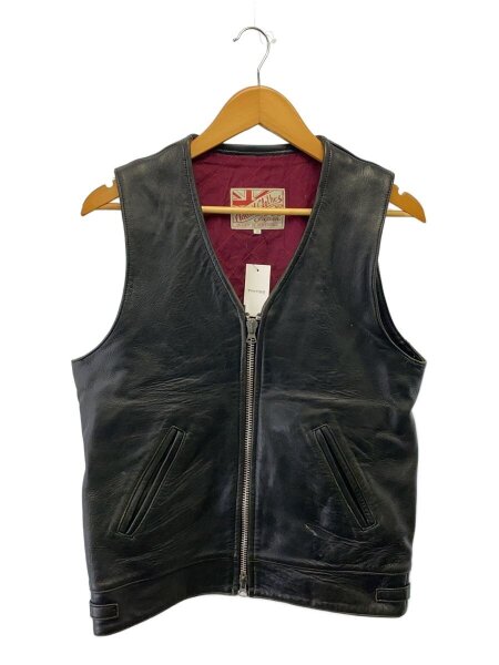 アディクトクローズ コットンアルスラーベスト ベスト/38/羊革/BLK/無地