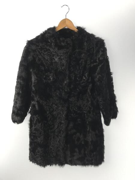 pierre cardin(ピエールカルダン) / ファーノーカラーコート/38/羊毛皮 
