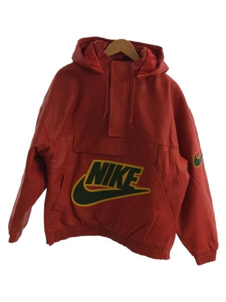 NIKE(ナイキ) / ×SUPREME/Leather Anorak/パーカー/M/牛革/レッド/無地 