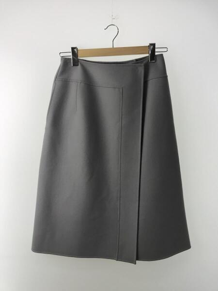 Drawer ドゥロワー ウールケヌキラップスカート38