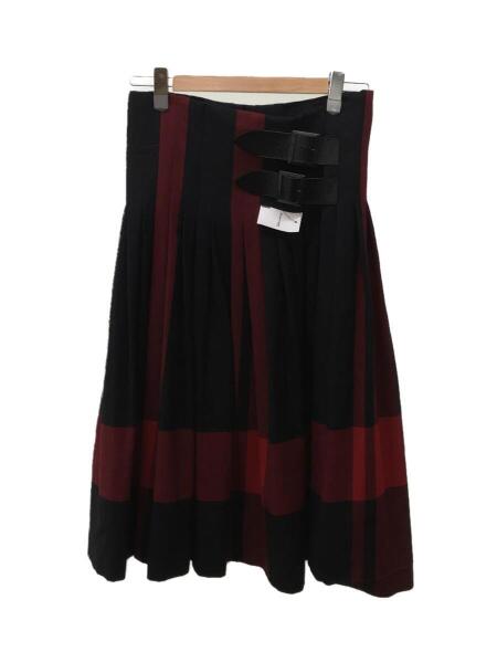 y's巻きスカートウールブラック2