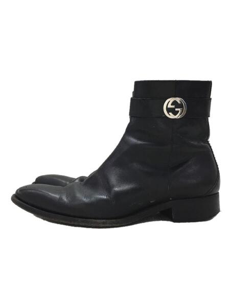 GUCCI(グッチ) / インターロッキング/ブーツ/40/BLK/114415 | 中古品の 