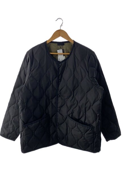 TAION(タイオン) / U NECK BUTTON JACKET/キルティングジャケット/XXL 