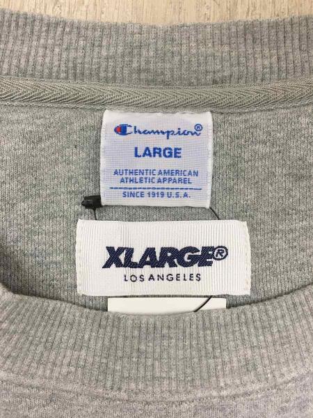 Champion(チャンピオン) / スウェット/L/コットン/GRY/X-LARGEコラボ 
