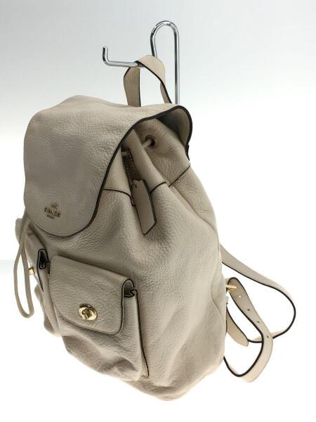 COACH(コーチ) / リュック/レザー/WHT/BILLIE BACKPACK IN PEBBLE 
