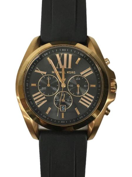 MICHAEL KORS(マイケルコース) / クォーツ腕時計/アナログ/ラバー/BLK 