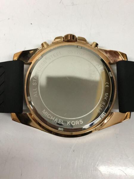 MICHAEL KORS(マイケルコース) / クォーツ腕時計/アナログ/ラバー/BLK 