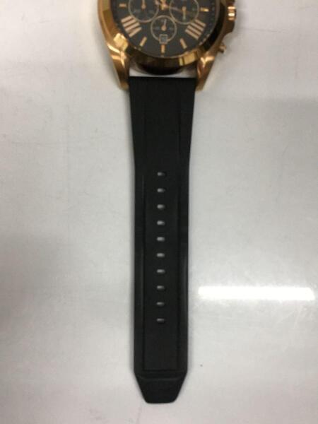 MICHAEL KORS(マイケルコース) / クォーツ腕時計/アナログ/ラバー/BLK 