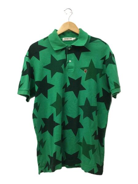 A BATHING APE(アベイシングエイプ) / 90-00s/STAR柄/ポロシャツ/L 