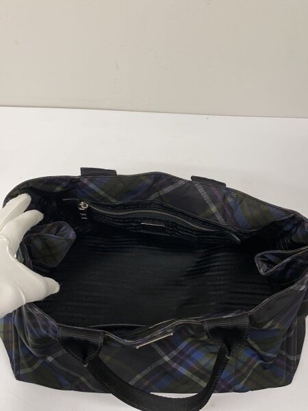 PRADA(プラダ) / トートバッグ/ナイロン/マルチカラー/チェック | 中古 