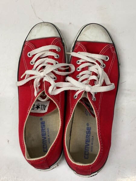 CONVERSE(コンバース) / ローカットスニーカー/27cm/RED/キャンバス 