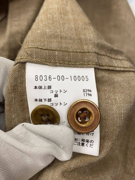 Nigel Cabourn / ミリタリージャケット/50/コットン/KHK/無地/8036-00-10005 Nigel Cabourn(ナイジェルケーボン) / ミリタリージャケット/50
