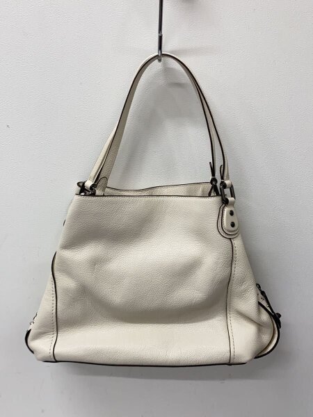 COACH(コーチ) / スタッズ/ハンドバッグ/レザー/WHT/C1780 | 中古品の 