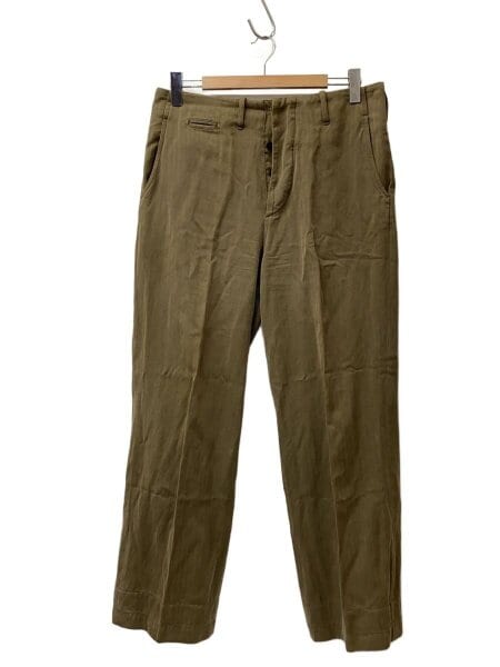maatee&sonsドゥルンチノトラウザー1カーキ MAATEE&SONS(マーティーアンドサンズ) / CHINO TROUSER/ドゥルンチノ